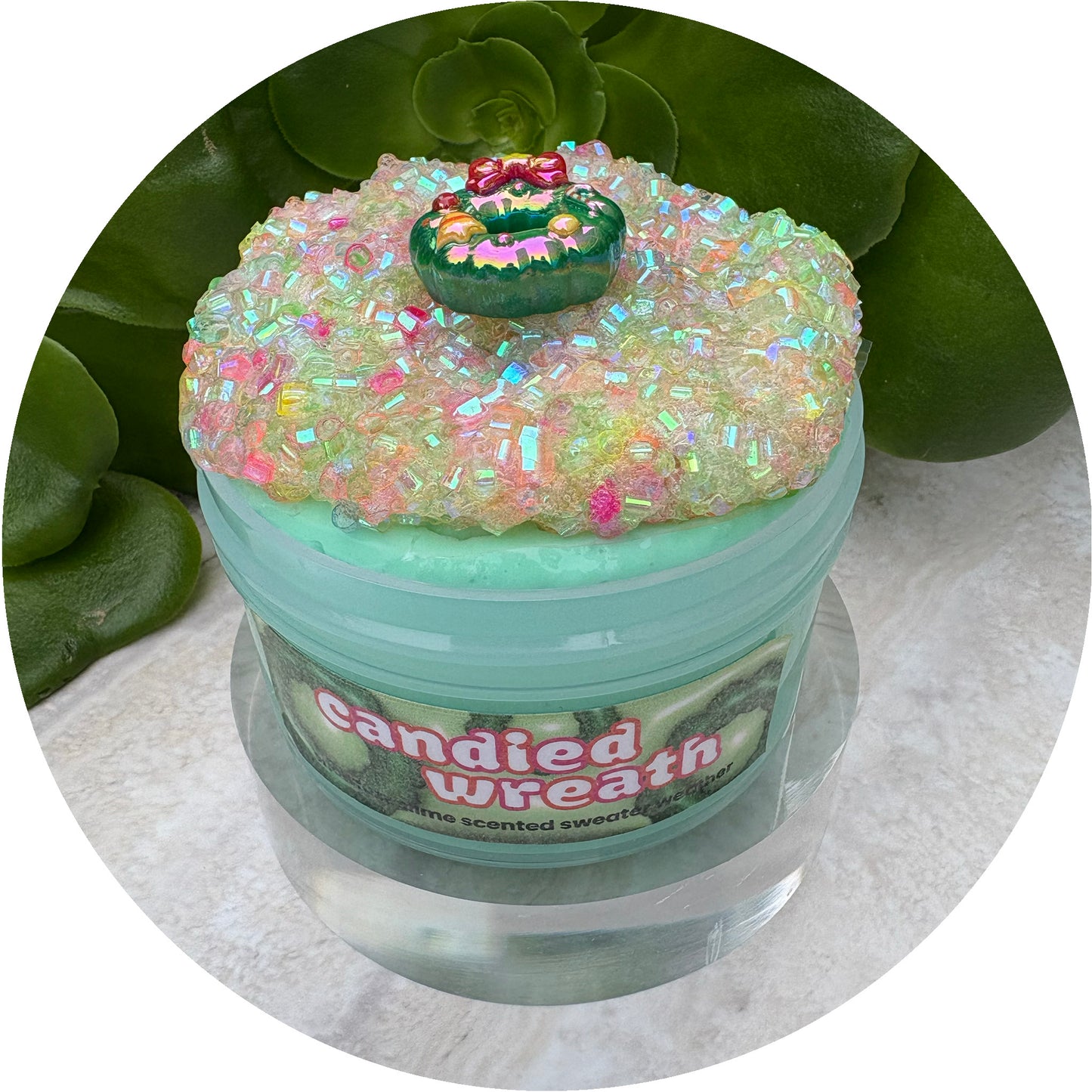 Pinkmas Candied Wreath